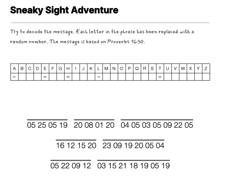 A Crown of Gray cryptogram